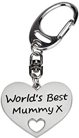 Metal Planet Ltd Worlds Best Mummy keyring