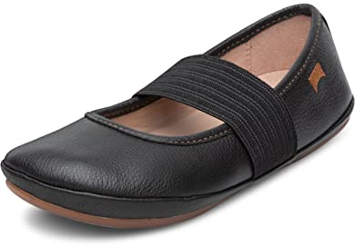 Camper Girl's Right Kids Ballet Flats, Schwarz Black, 13 UK Child