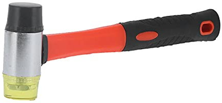 Rubber Mallet, Floor Installation Rubber Mallet for Flooring Installation Double‑Faced Soft Hammer for Home for Flooring Installation