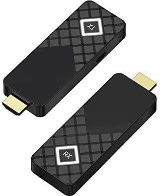 Wireless HDMI Transmitter und Empfänger UHD/5G - Plug and Play, Video Audio Streaming HDMI Wireless Sender, für Home Meeting von Laptop/TV Box/Blu-ray/Kamera zu TV/Projektor/Monitor
