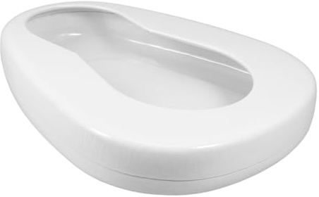 SAFIGLE Enamel Bedpan and Portable Urinal for Bedridden Patients, Elderly Men and Women, Nursing Bedside Toilet with Spittoon Function, Emergency Use for Seniors and Home Care