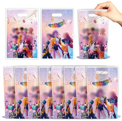 OSOFREE 30 Pezzi Huntrs Sacchetti Regalo, Sacchetti Compleanno Bambini, Buste Regalo, Piccoli Bustine Regalini Fine Festa Compleanno Natale (A)
