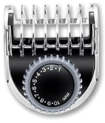 Hatteker Pieza Regulable para Cortapelos 1-10 mm, Peine Clip-On para Tijera de Pelo, Adecuado para Corte de Pelo Profesional y Doméstico para RFC-58805