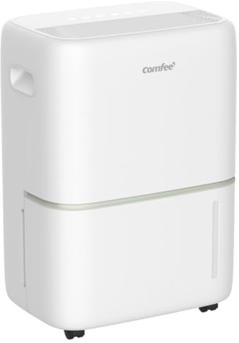 Comfee Luftentfeuchter 20L/24h,Raumgröße ca.100m³(40m²),APP-fähig,Smart modu,Timer 24H,Wassertank 5L,Gegen Feuchtigkeit,CDDKE-20DEN7(EU)