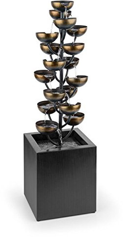 blumfeldt Joshua Tree Fontaine de Jardin à Jet d'eau (Pompe de 7 W, câble de 10 m, Convient à Une Utilisation en intérieur ou en extérieur, Circulation constante d'eau)