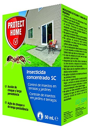 PROTECT HOME Insecticida Concentrado para el Control de Insectos en Exteriores, acción de Choque y Larga persistencia
