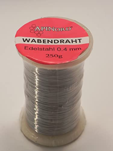 Generisch Wabendraht 250g (55,20/1Kg) Edelstahl 0,4mm st. Imker,Imkerei