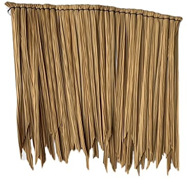 YYXDMFY Simulation thatch Tile Decoration roof Cornice Pavilion Promenade PVC Plastic thatched Artificial Fake Straw Simulation thatch Tile Sturdy Man-Made Thatch Man-Made Thatch