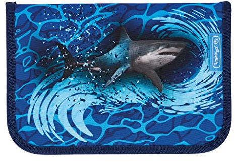 Herlitz 31-teiliges Etui, Blue Shark, 1 Stück