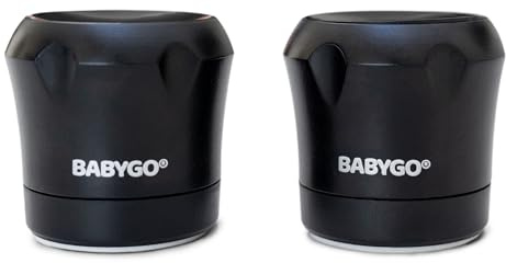BABYGO® Serrature magnetiche di sicurezza per bambini per bambini, 10 serrature, 2 chiavi e 8 protezioni angolari gratuite, a prova di bambino, mobili da cucina e cassetti, facili da 30 secondi (nero