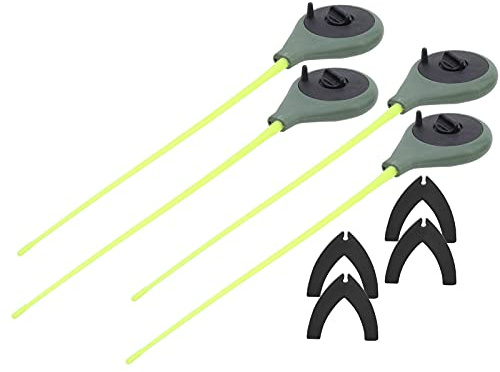 Yechiry 4pcs Ice Fishing Rod Set, Portable Mini Fishing Pole Kit with Rod Tips, Ultra Light, Sturdy and Robust, Stability in Cold Winter, Great Tool for Fishing Enthusiasts, Easy to Use