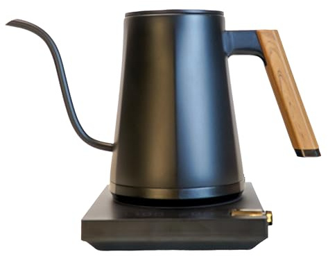 Turin Electric Pour Over Kettle | 600ml Stainless Steel Gooseneck Kettle with Precise Temperature Control, Rapid Heating, and Ergonomic Handle