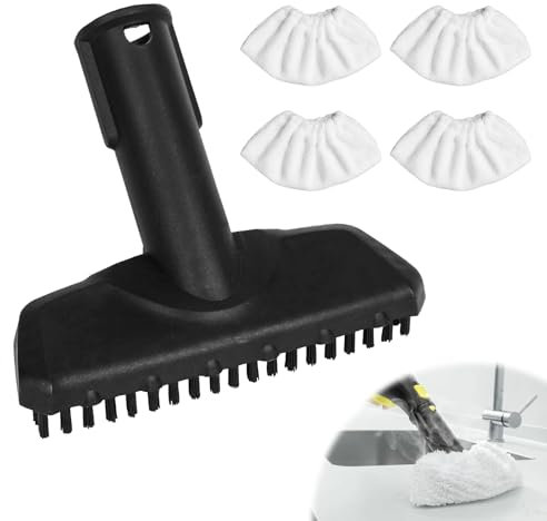 PGonline 5 Stück Zubehör für Kärcher Dampfreiniger SC1 SC2 SC3 SC4 SC5, Handdüse Ersatzteile Kompatibel karcher Dampf Reinigung, Mikrofaser-Tuch Set für Kärcher Dampfreiniger