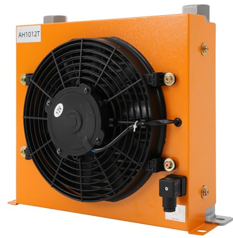 Raffreddatore d'aria idraulico DC 12 V Raffreddatore ad olio raffreddato ad aria 120 W Radiatore olio idraulico 100 l/min