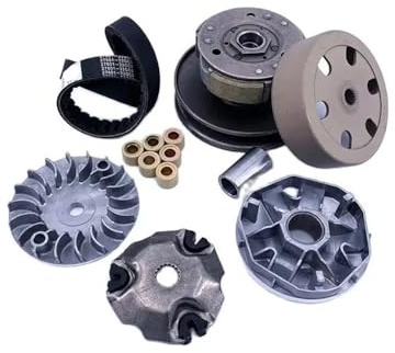 ZfOvvRe Gruppo Frizione for Ruota motrice con puleggia for Cinghia di Bicicletta for Motocicletta, Adatto for 125 LIND125R BURGMi125 UM125 UZ125