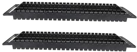 WEKADRIN 2pièces Rack De Circuit Imprimé à Double Oreille Avec Emplacements Pour Support De Barre Antistatique Cadre Noir