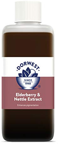 Dorwest Herbs Elderberry and Nettle Extract for Dogs and Cats 125 ml