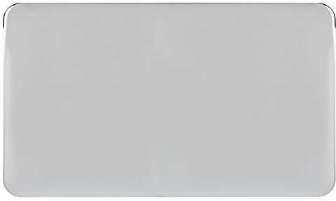 Schneider Electric GGBL8020PCS Lisse senza viti Deco 2 G Blank piastra WPC, 240 V, cromo lucido