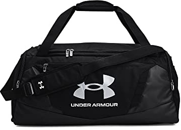 Under Armour Undeniable 5.0 Bolsa de Lona, Negro (004)/Blanco, Medium (58L), Undeniable 5.0 Bolsa de Lona