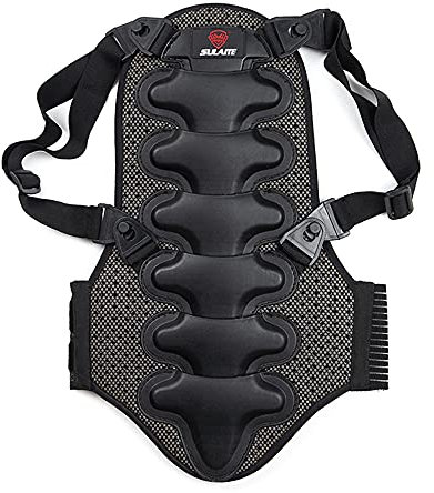 Flytise Paraschiena per moto e moto con imbottitura spessa in EVA per lo schienale della moto Mountan Skate