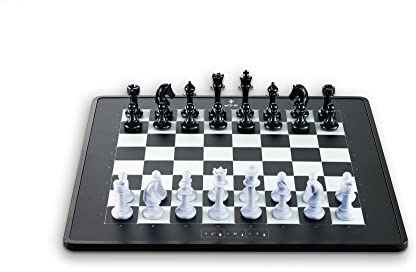 Millennium eONE – Elektronisches Schachbrett für Online-Spiel auf Lichess, Chess.com und Tornelo. Mit 81 LEDs zur Zuganzeige. Lithium-Ionen-Akku, Bluetooth und USB sind integriert