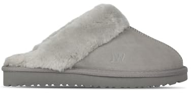 Jack Wills Women Mule Slippers Grey 6 (39)