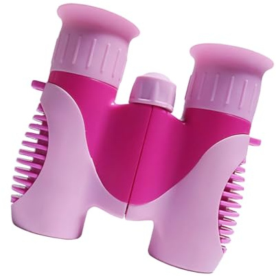 Jumelles pour enfants Grossissement x8 Portable Pliable Activité de plein air Jouet Texture pour Camping Randonnée Jumelles pour enfants