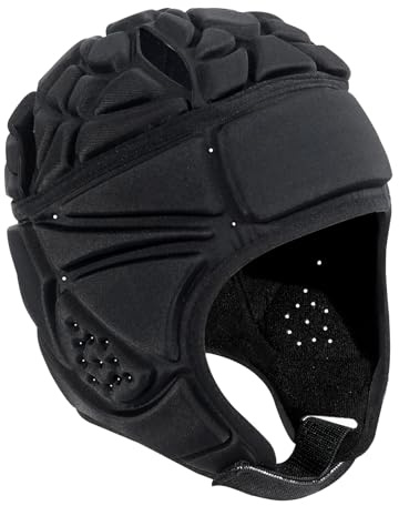 VENTHROMAX Flag Football Helmet, Soft Shell Headegar for 7v7 Football, Youth & Adult Scrum Cap for Rugby