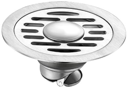 Operitacx Tapón y Colador De Drenaje De Piso De Acero Inoxidable Recolector De Cabello para Ducha y Baño Protector De Desagüe para Cocina y Lavadero Práctico y Duradero