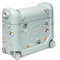 Stokke JetKids BedBox, Green Aurora - Aufsitzkoffer für Kinder von 2-7 Jahren (bis 35 kg) - Lässt Sich in EIN Bett verwandeln - Inklusive Matratze, dekorativen Aufklebern & verstellbarem Tragegurt