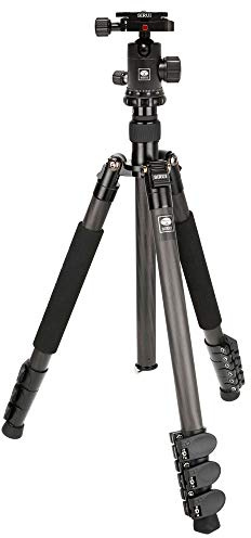 SIRUI AM-2204E+G-20K aluminium trebensstativ med kulhuvud, Kol, 1,34kg