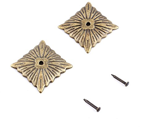 100 stücke Polster-Nägel Möbel Nägel Pins Sofa Rivet Polster Pins Handwerk Thumbtack Tack, Antike Messing(21 * 21mm)