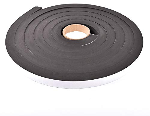 Sponge Neoprene Stripping W/Adhesive 1in Wide X 1in Thick X 15ft Long