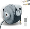 Lospitch Druckluftschlauch Aufroller automatisch 30M Druckluftschlauch Schlauchaufroller 1/4' Anschluss Schwenkbar Schlauchtrommel Wandmontage
