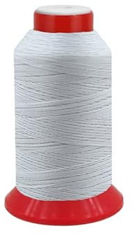 HT - Ledergarn/Sattlergarn/Jeansgarn J20 Nähgarn Stärke 20, 500 Meter (0001 - Weiß)