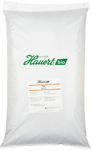 Hauert Bio Veg 25 kg Biodünger 6-1-2 Naturdünger Basisdünger Gemüsedünger Vegan