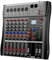 Professional DJ Audio Mixer - New BAXS Sound Mixer with 6 Channel Bluetooth Controller, USB Interface, 6 XLR Microphone/Line Inputs, AUX, MP3 Player with FX Processor