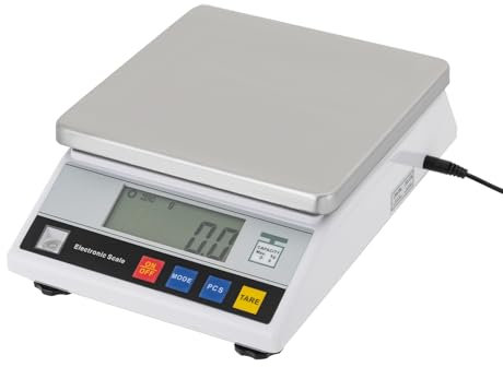 Hochpräzise Analysenwaage 6kg/0.1g Feinwaage Digitale Küchenwaage Digitale Elektronische Industrie-Präzisionswaage Digitalwaage mit Zähl und Tarafunktion