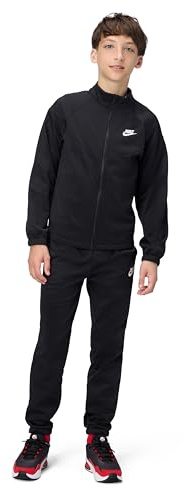 Nike Kinder Df Pk Fz Trainingsanzug, Black/Black/White, 152/158