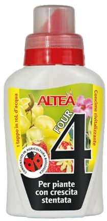 Altea Four Engrais Liquide Acide aminé Biologique Altea : Croissance, Résistance et Reprise pour Plantes Vertes, Jardin et Jardin Bouteille de 300 ml