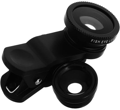 OSALADI Handy-kameraobjektivset Fischaugen-weitwinkel-makroobjektiveclip Optische Handy-objektivaufsätze Für Smartphones