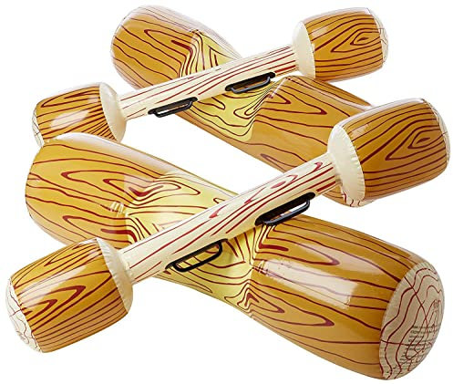 ZHODADA Ensemble Flottant Gonflable Jouets, 2 Set Bouée Gonflable Jeu de Combat, Flotteur Gonflable Bouée Piscine Canoë pour Adultes Gonflable de Flotteurs