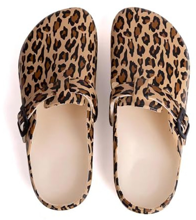 FRTUBOP Sabots de Femme – Chaussures Jardin Mules Confortables avec Bride Réglable, Antidérapantes et Légères, pour Cuisine, Hôpital, Jardin et Intérieur