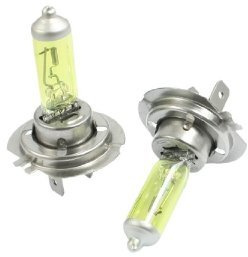 GOLDEN YELLOW 100w ONE PAIR XENON GAS FILLED H7 LOW Beam light bulbs for 04 Suzuki Forenza/ 04 Suzuki Verona/ 00 01 02 03 04 Toyota Celica/ 03 04 05 Toyota MR2 Spyder/ 99 00 01 02 03 04 Volkswagen Golf, GTI/