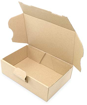 verpacking 200 Maxibriefkartons Versandkartons Faltschachtel Faltkarton Maxibrief 160 x 110 x 50 mm, Braun, MB-1
