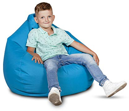 Ecopuf Oscar Puff Fåtölj Inomhus och Utomhus Sovsäck - Fläckbeständig Polyester Puff med Handtag