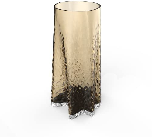 Cooee Design Gry vas 30 cm konjak, glasvas, tulpanvas, konjakfärg
