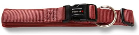 Wolters Halsband Professional Comfort extra-breit, Farbe:rost rot, Größe:50-60 cm x 45 mm