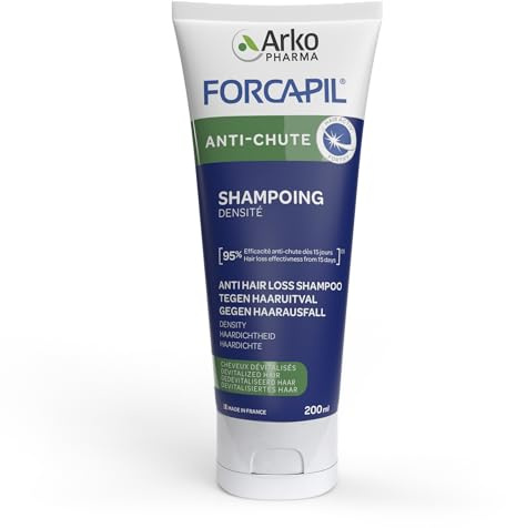 ARKOPHARMA - FORCAPIL® Haarshampoo gegen Haarausfall - Devitalisiertes Haar - Vitalität - Haarregeneration - Schnelle Ergebnisse in 15 Tagen - 200 ml