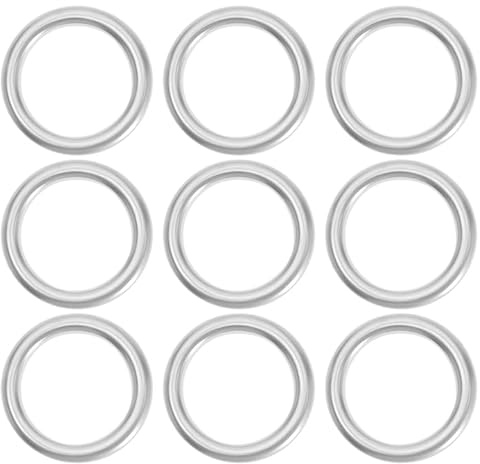 Create idea 25 Stück Ölablassschrauben Dichtung Ersatz N0138157 N0138158 kompatibel mit VW kompatibel mit Audi kompatibel mit Skoda Ölablassschrauben Unterlegscheiben